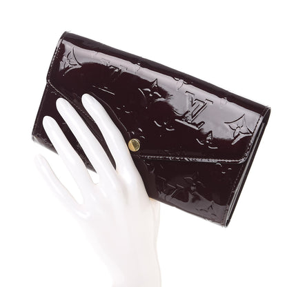 Louis Vuitton Vernis Sarah Wallet NM Amarante 2 of 10