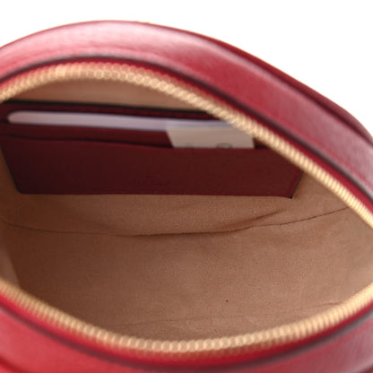 Gucci GG Supreme Monogram Web Flora Mini Ophidia Round Backpack Red 5 of 8