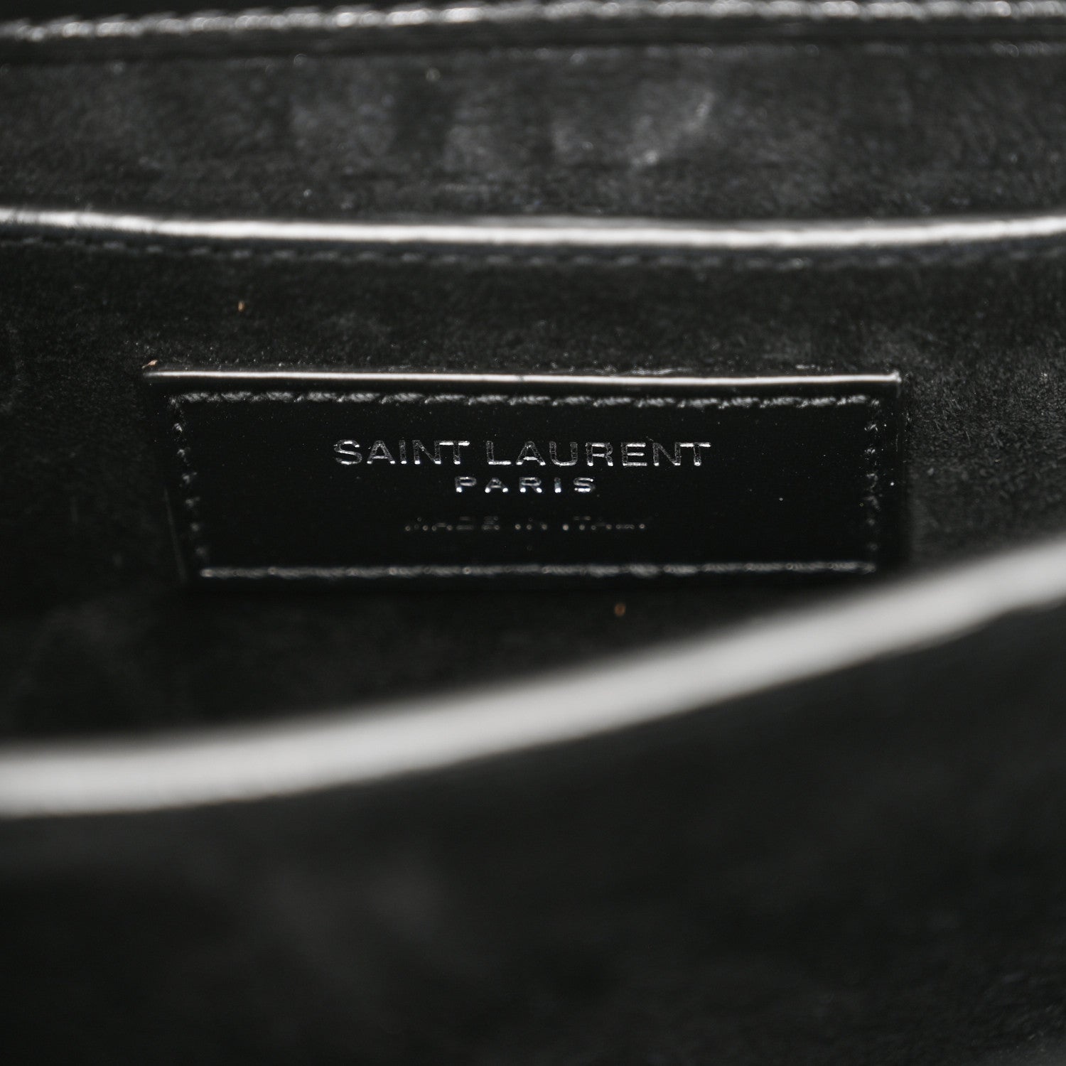 Saint Laurent Canvas Calfskin Mini Classic Monogram Cassandra Top Handle Natural Beige Black 6 of 11