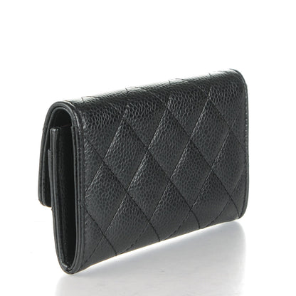 Chanel Caviar Quilted Flap Card Holder Black 3 of 8