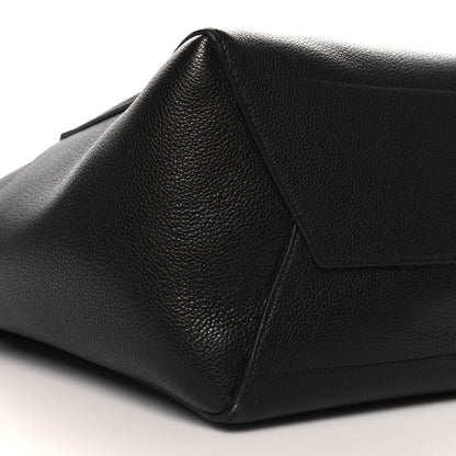 Celine Soft Grained Calfskin Sangle Bucket Bag Black 9 of 11