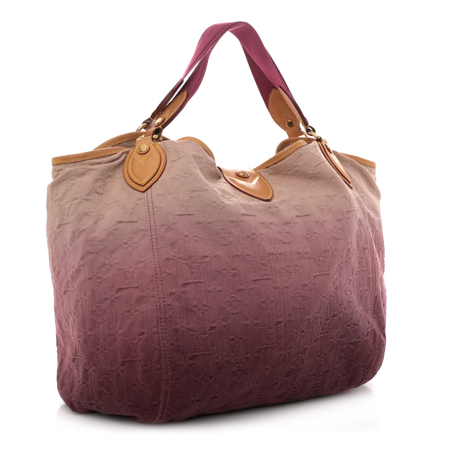 Louis Vuitton Denim Quilted Monogram Sunbeam Rouge Fauviste 3 of 13