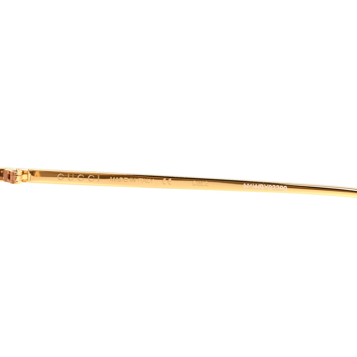 Gucci Metal Oversized Round Sunglasses GG0252S Gold Pink 9 of 16