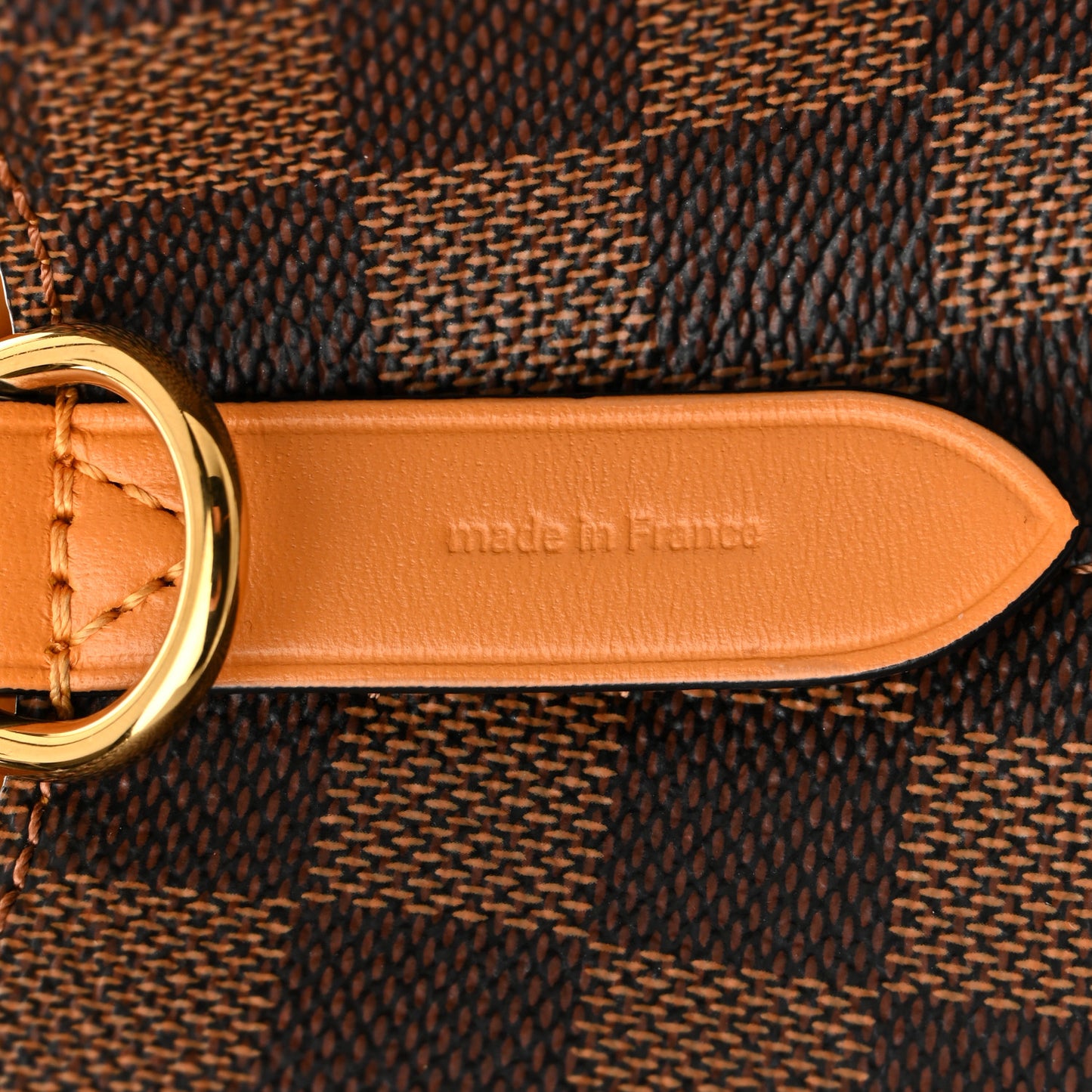 Damier Ebene Neonoe MM Safran