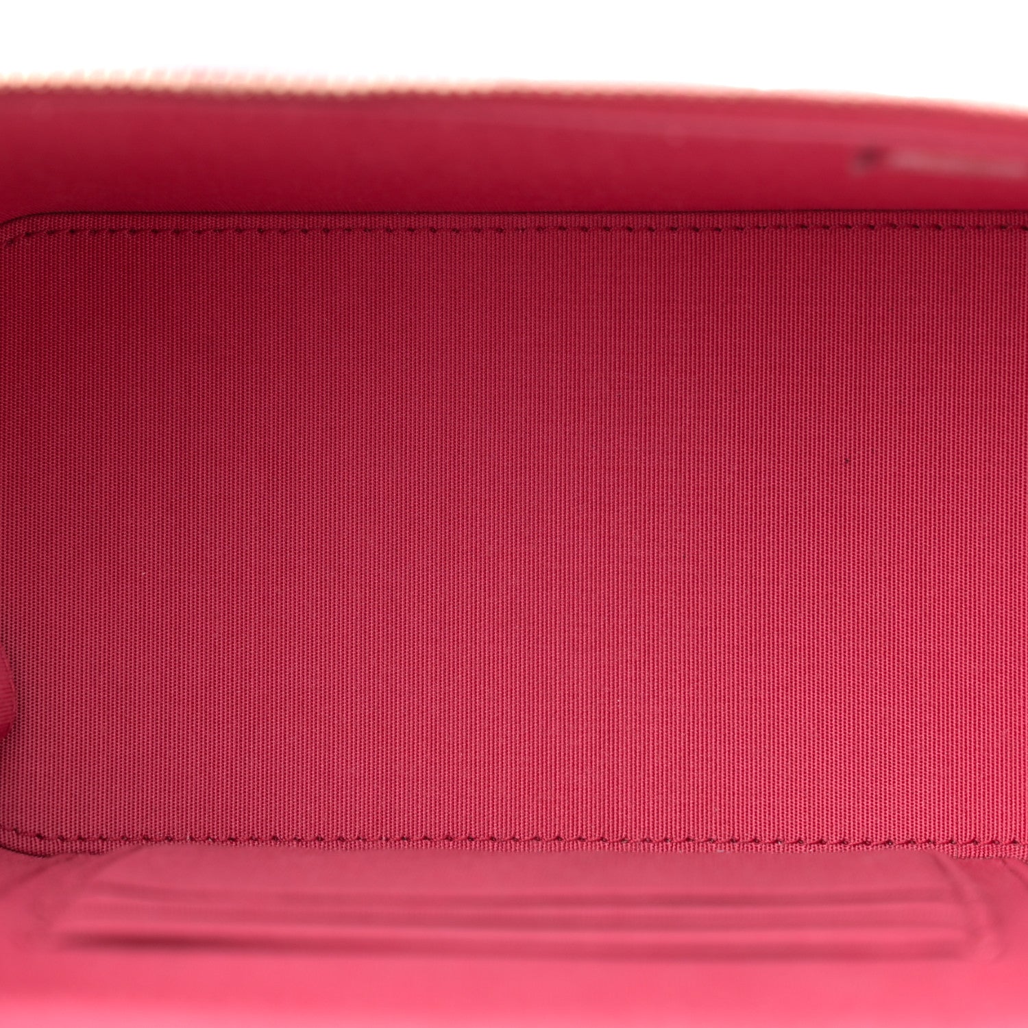 Chanel Lambskin Quilted Small Top Handle Vanity Case With Chain Dark Pink 5 of 12