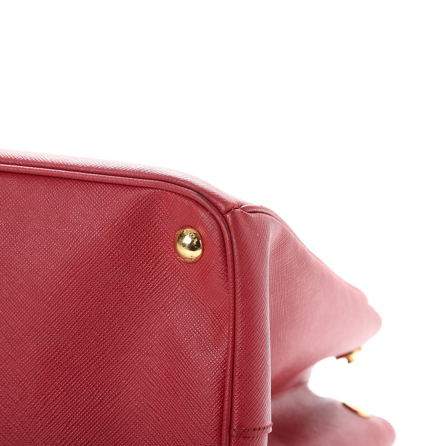 Prada Saffiano Lux Large Tote Fuoco 12 of 17