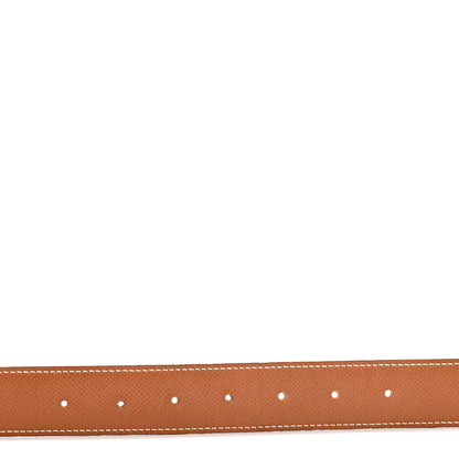 Hermes Box Courchevel 32mm H Belt 95 Black Gold 4 of 6