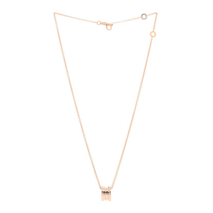 Bulgari 18K Rose Gold B.Zero1 Pendant Necklace 2 of 5