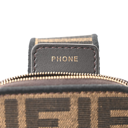 Fendi Fabric Jacquard FF 1974 Cell Pocket Strap You Tobacco Moro Black 8 of 11