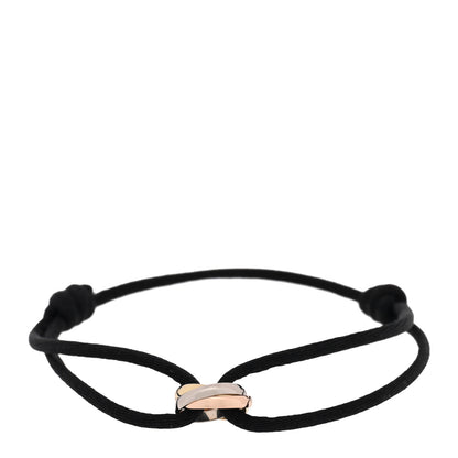 Cartier 18k Pink Yellow White Gold Trinity Adjustable Cord Bracelet Black 1 of 4