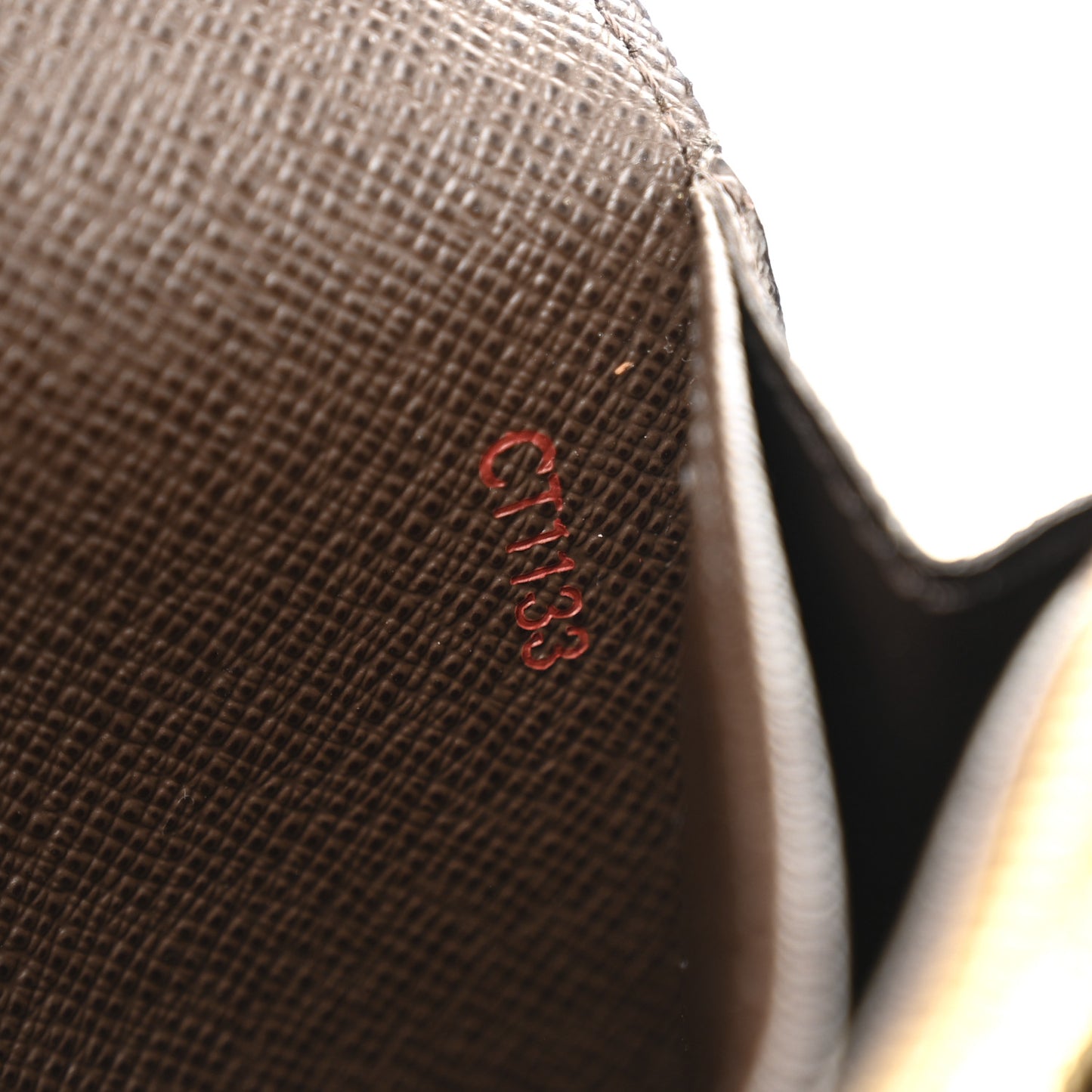 Damier Ebene Sarah Wallet