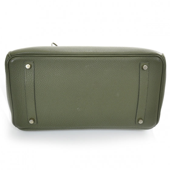 Hermes Togo Leather Birkin 35 Vert Olive 4 of 13