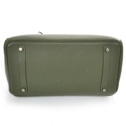Hermes Togo Leather Birkin 35 Vert Olive 4 of 13