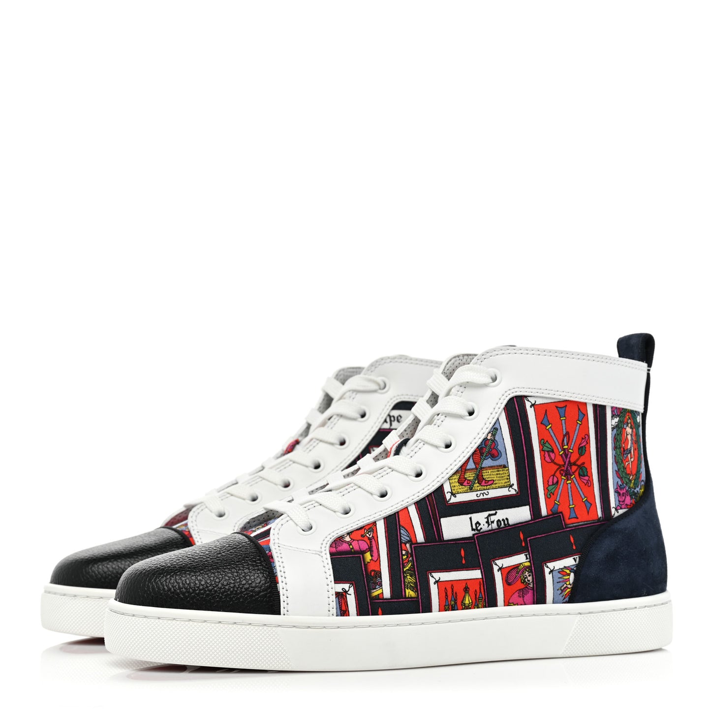Suede Calfskin Mens Louis Orlato Flat Sneakers 42 Multicolor