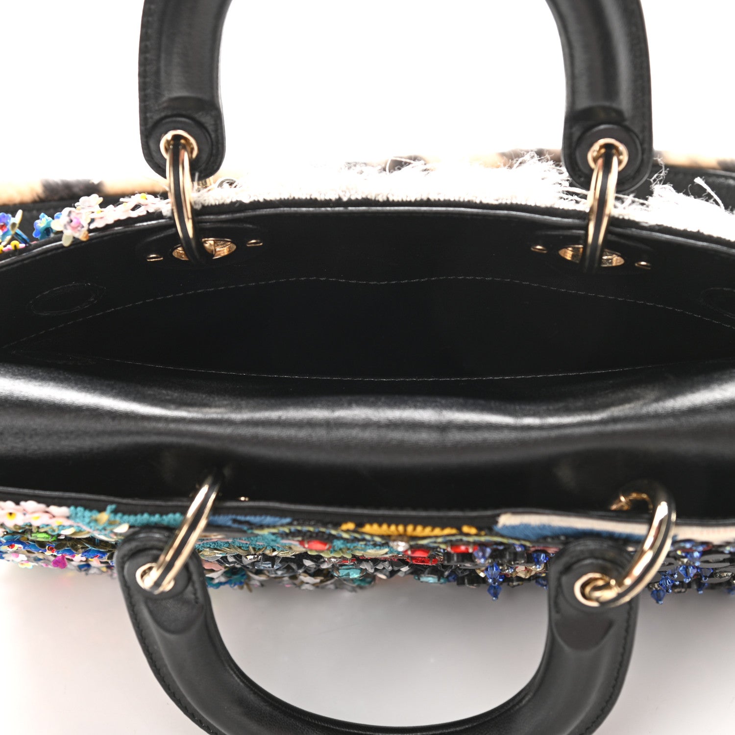 Christian Dior Embroidered Sequin East West Lady Dior Multicolor 5 of 11