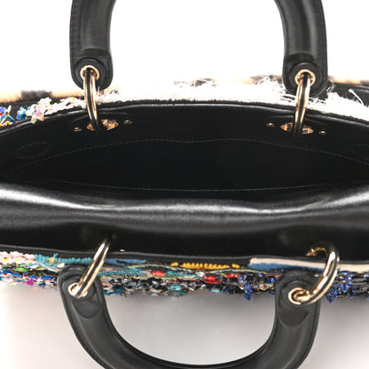 Christian Dior Embroidered Sequin East West Lady Dior Multicolor 5 of 11