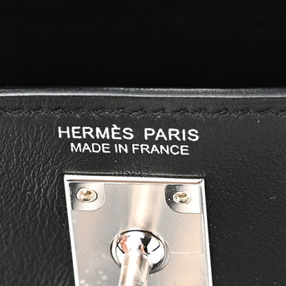 Hermes Swift Kelly Danse Anate Fringed Belt Bag Black 6 of 11