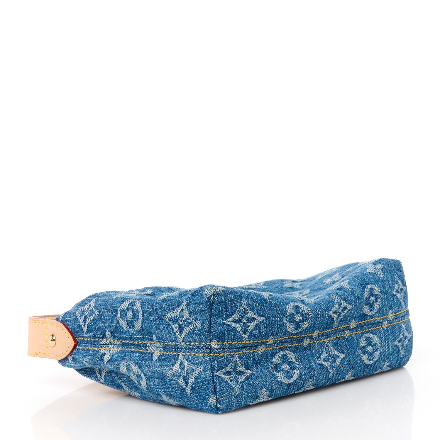 Louis Vuitton Monogram Denim Hills Pochette Blue 4 of 11