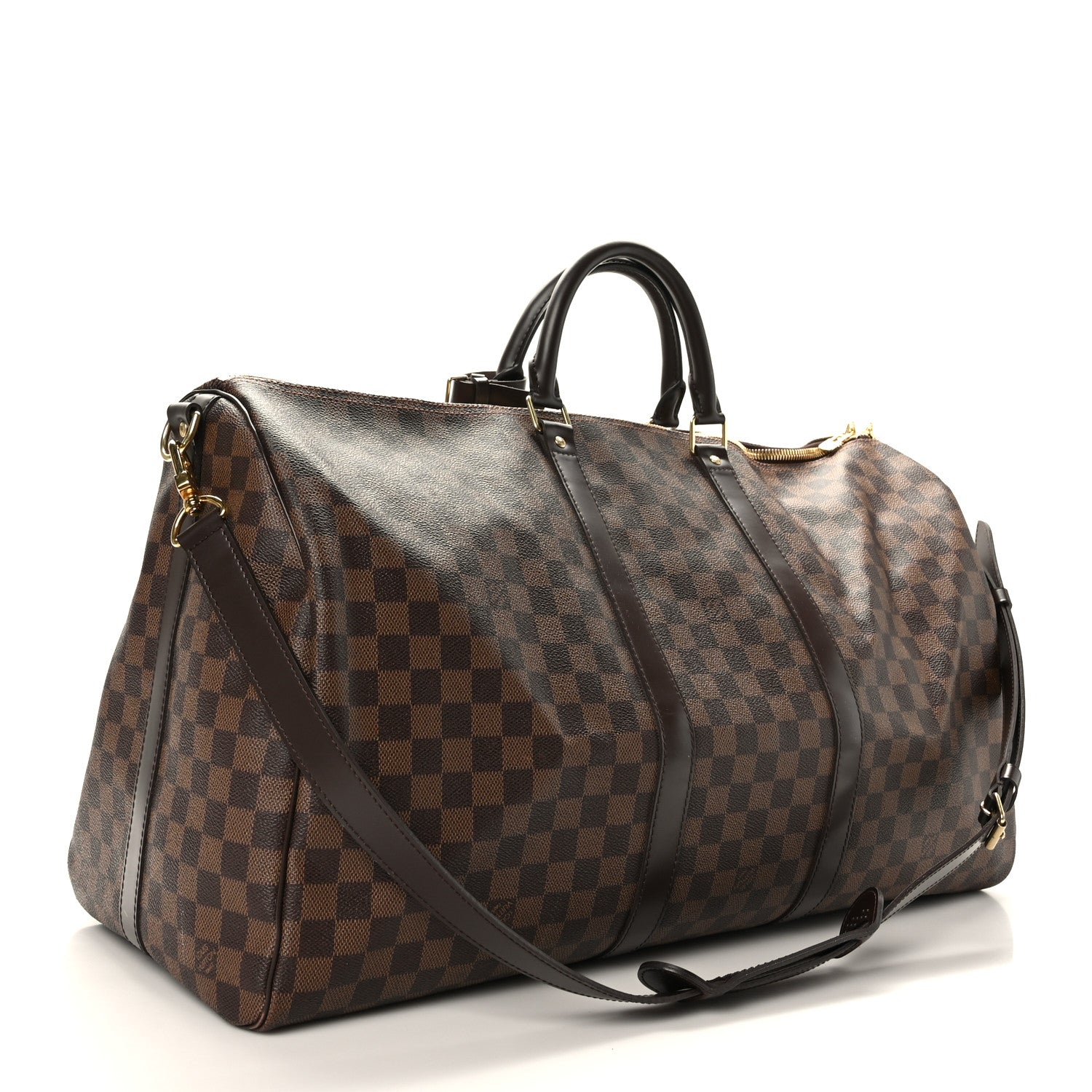 Louis Vuitton Damier Ebene Keepall Bandouliere 55 2 of 10