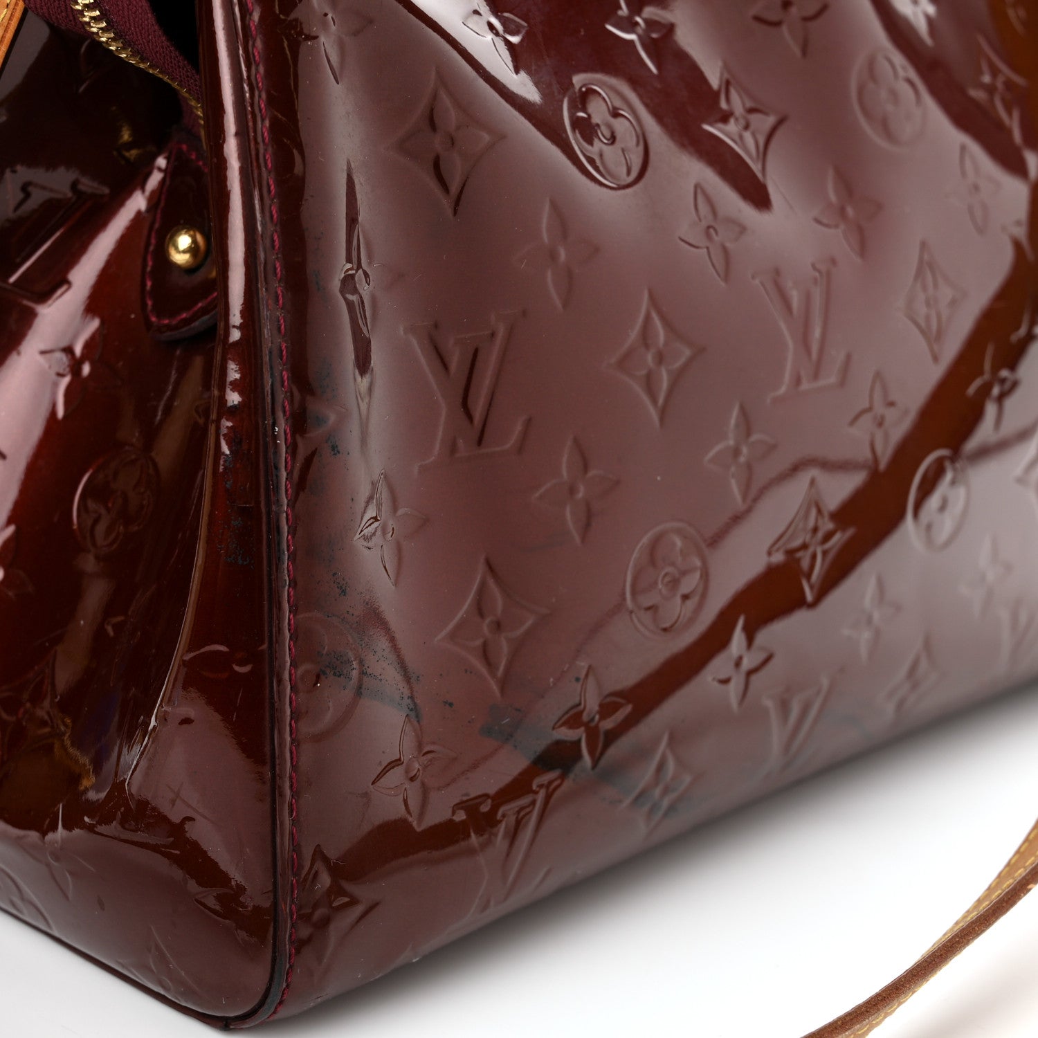 Louis Vuitton Vernis Brea MM Rouge Fauviste 13 of 15