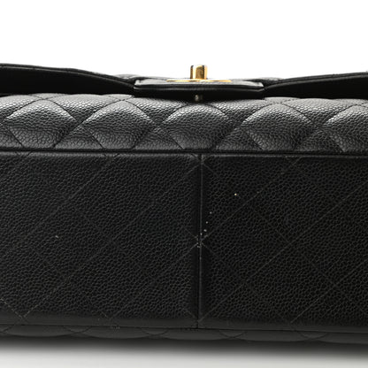 Chanel Caviar Quilted Jumbo Double Flap Black 16 of 16