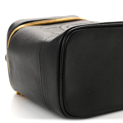 Chanel Caviar Vanity Cosmetic Case Black 9 of 10