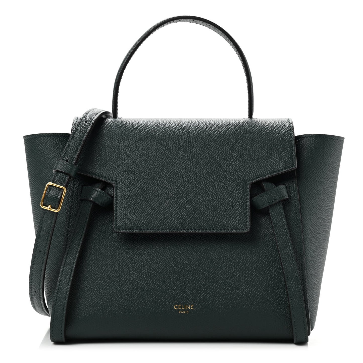 Grained Calfskin Nano Belt Bag Amazone