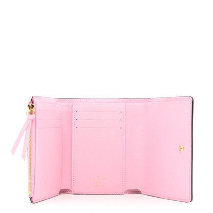 Louis Vuitton Monogram 2021 Christmas Animation Japanese Garden Victorine Wallet Wisteria Pink 5 of 6