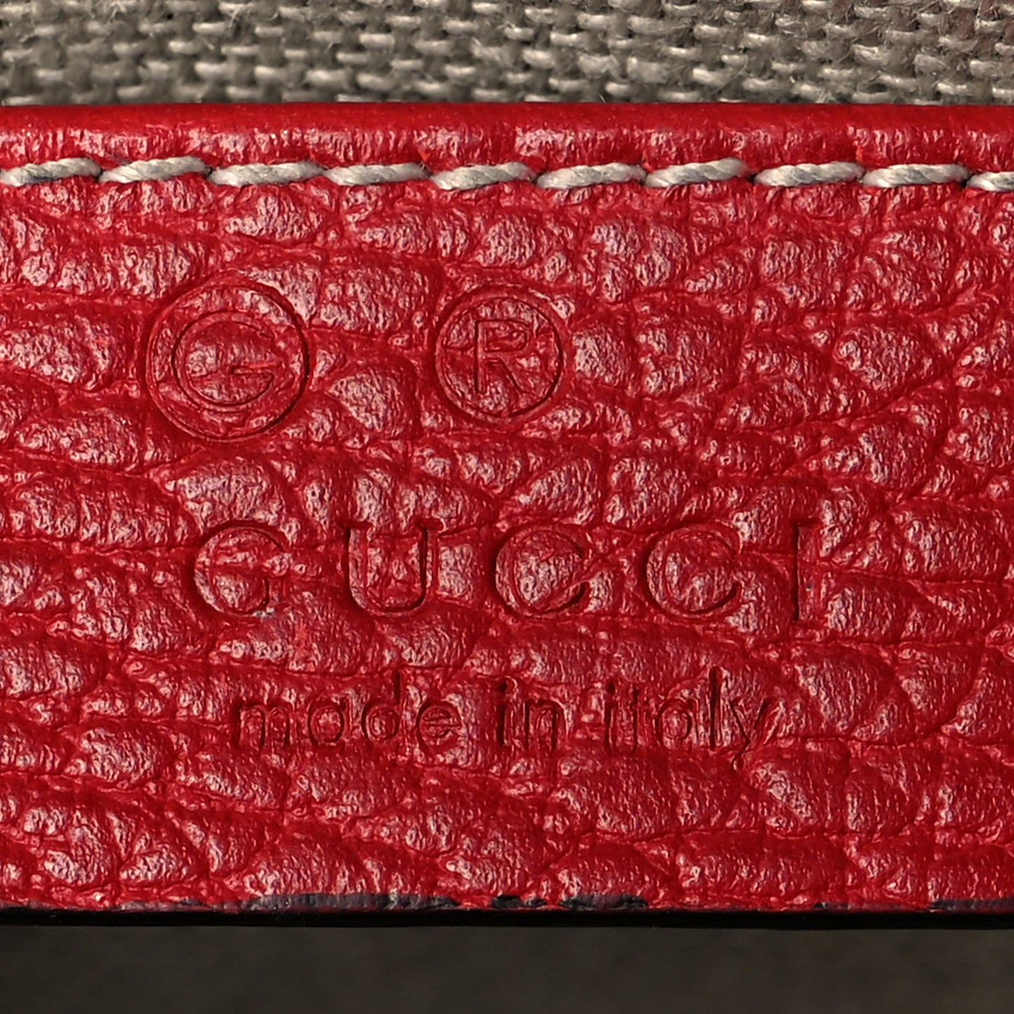 Dollar Calfskin Small Interlocking G Shoulder Bag Red