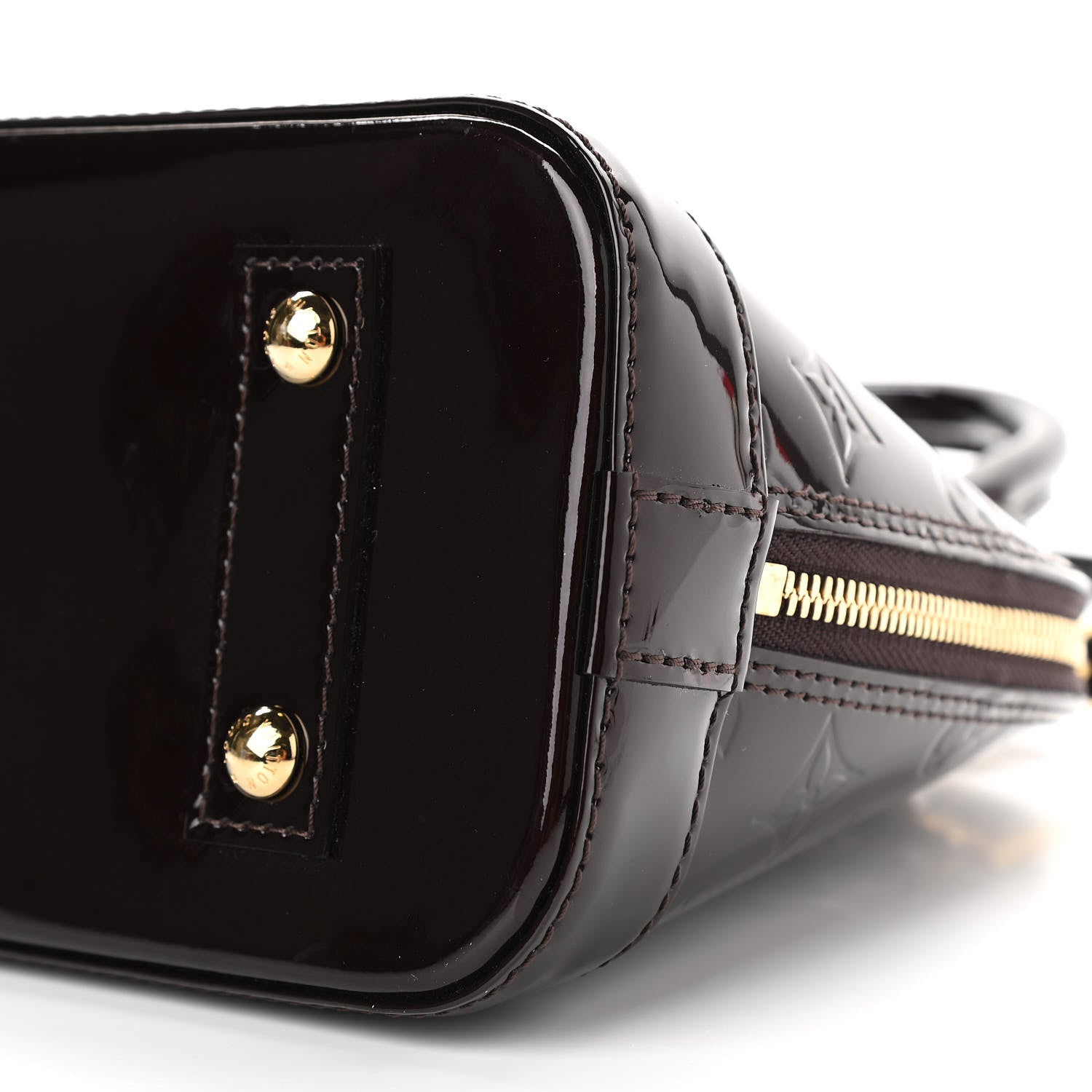 Louis Vuitton Vernis Alma BB Amarante 10 of 10