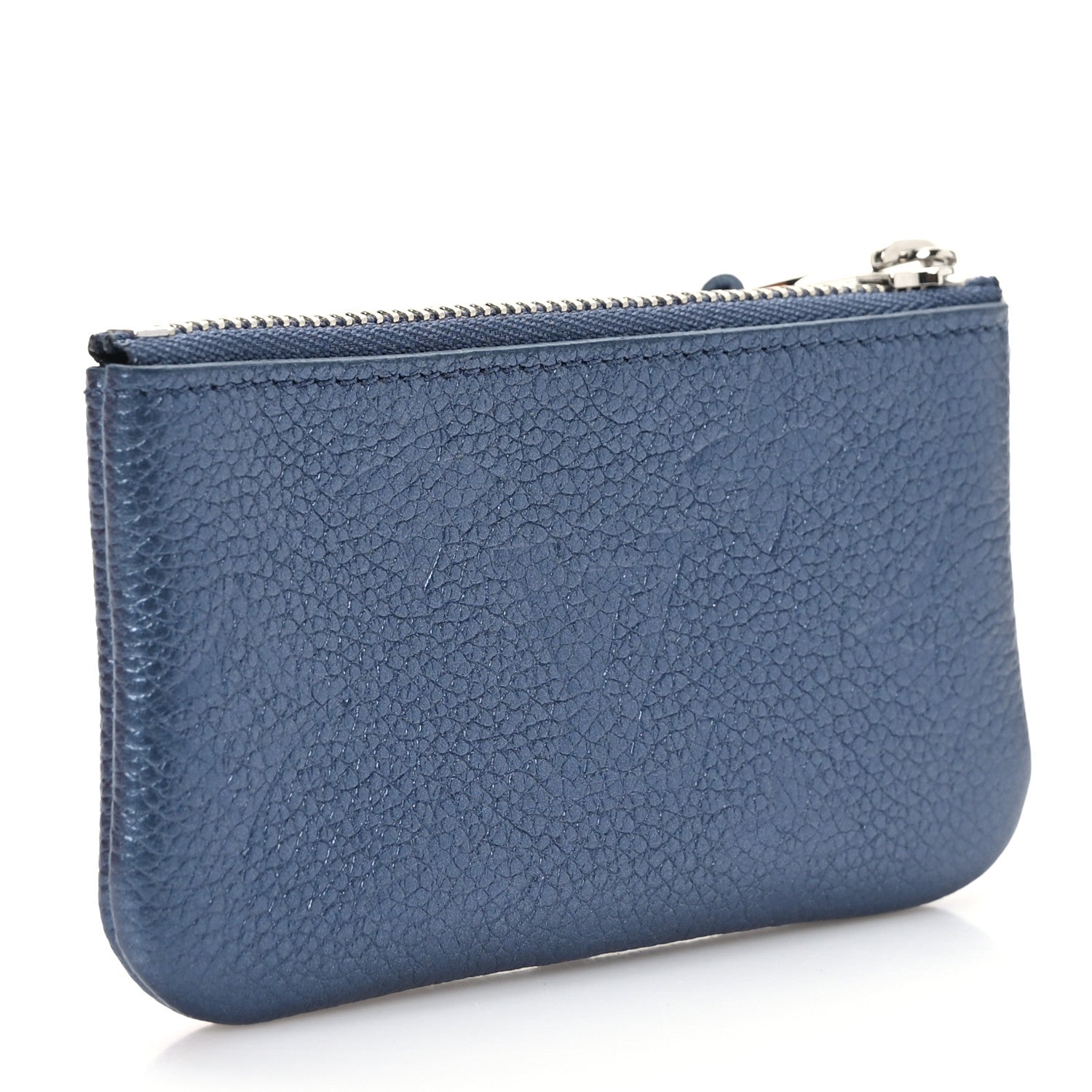 Louis Vuitton Metallic Empreinte Monogram Giant Key Pouch Navy Nacre 3 of 6