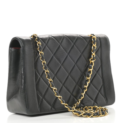 Chanel Lambskin Quilted Medium Single Flap Black 3 of 14