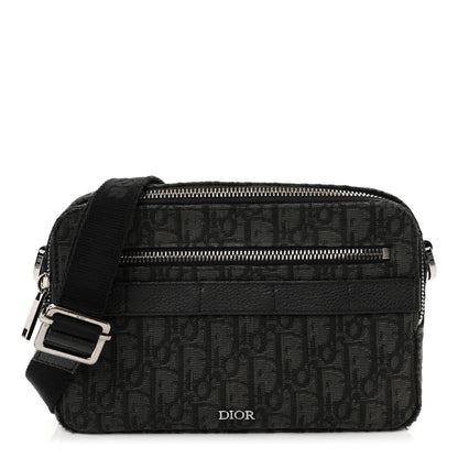 Christian Dior HOMME Oblique Safari Messenger Black 1 of 11