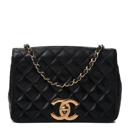 Chanel Lambskin Quilted Flap Bag Black 1 of 6