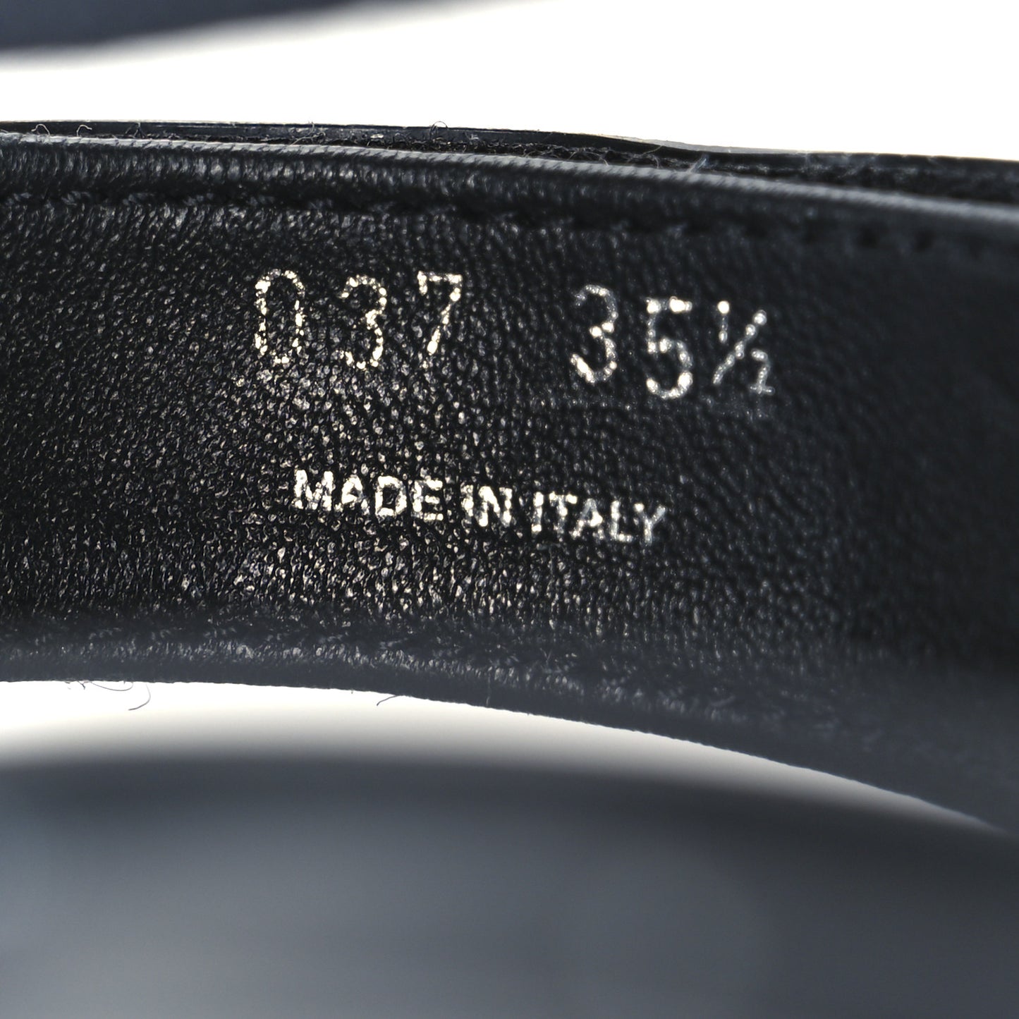 Nappa Logo Embossed Thunder Sole 50mm Sport Sandals 35.5 Black