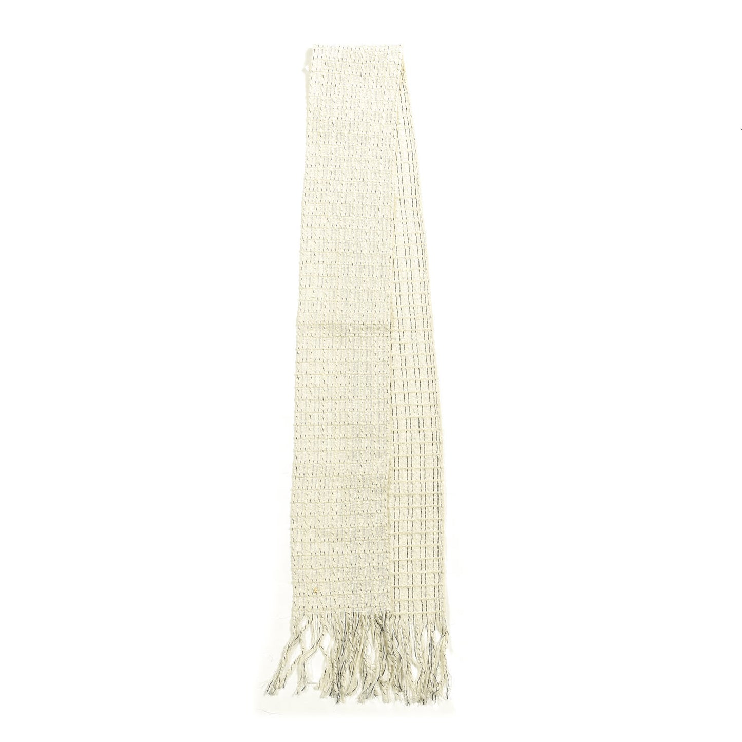Fantasy Tweed Scarf Ivory