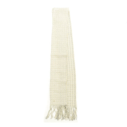 Chanel Fantasy Tweed Scarf Ivory 2 of 5