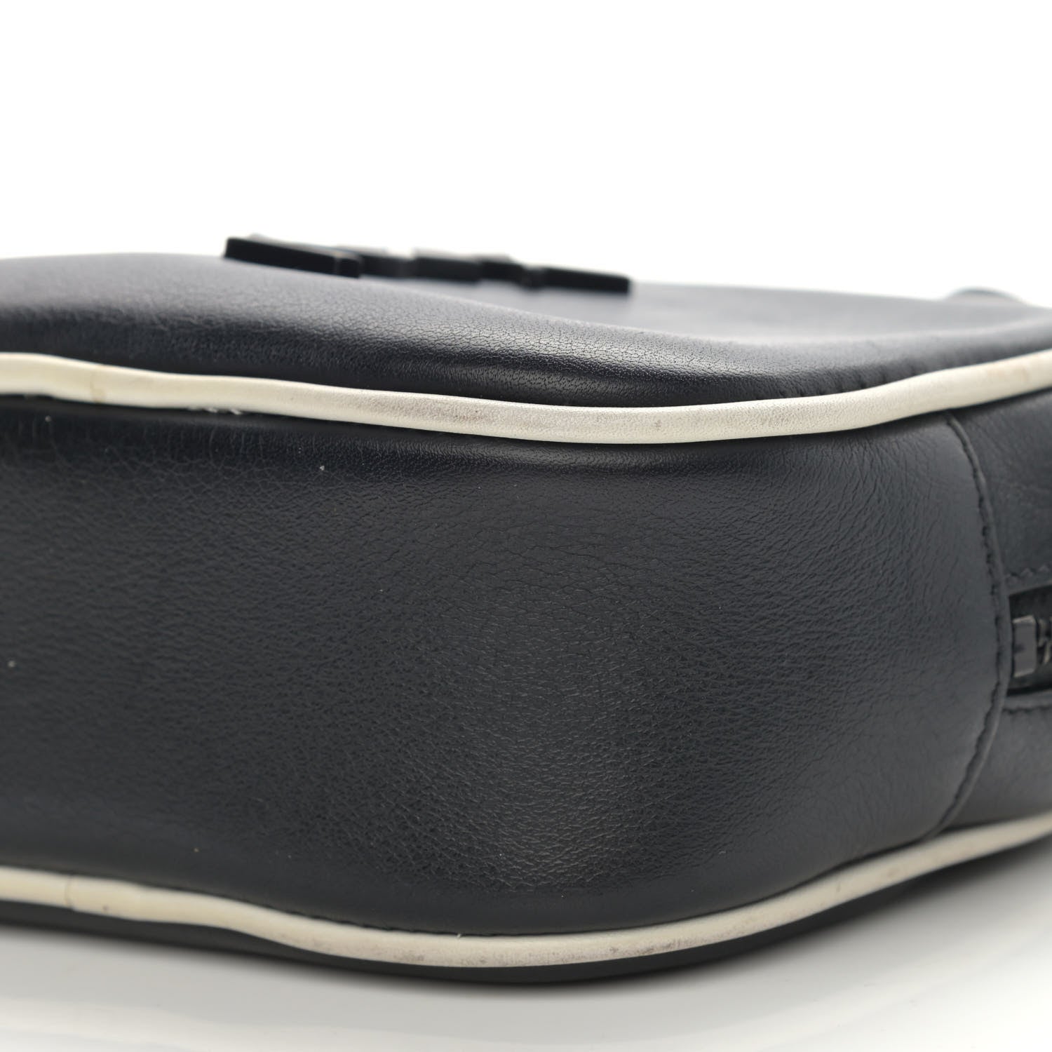 Saint Laurent Nappa Monogram Blogger Bag Black White 9 of 12