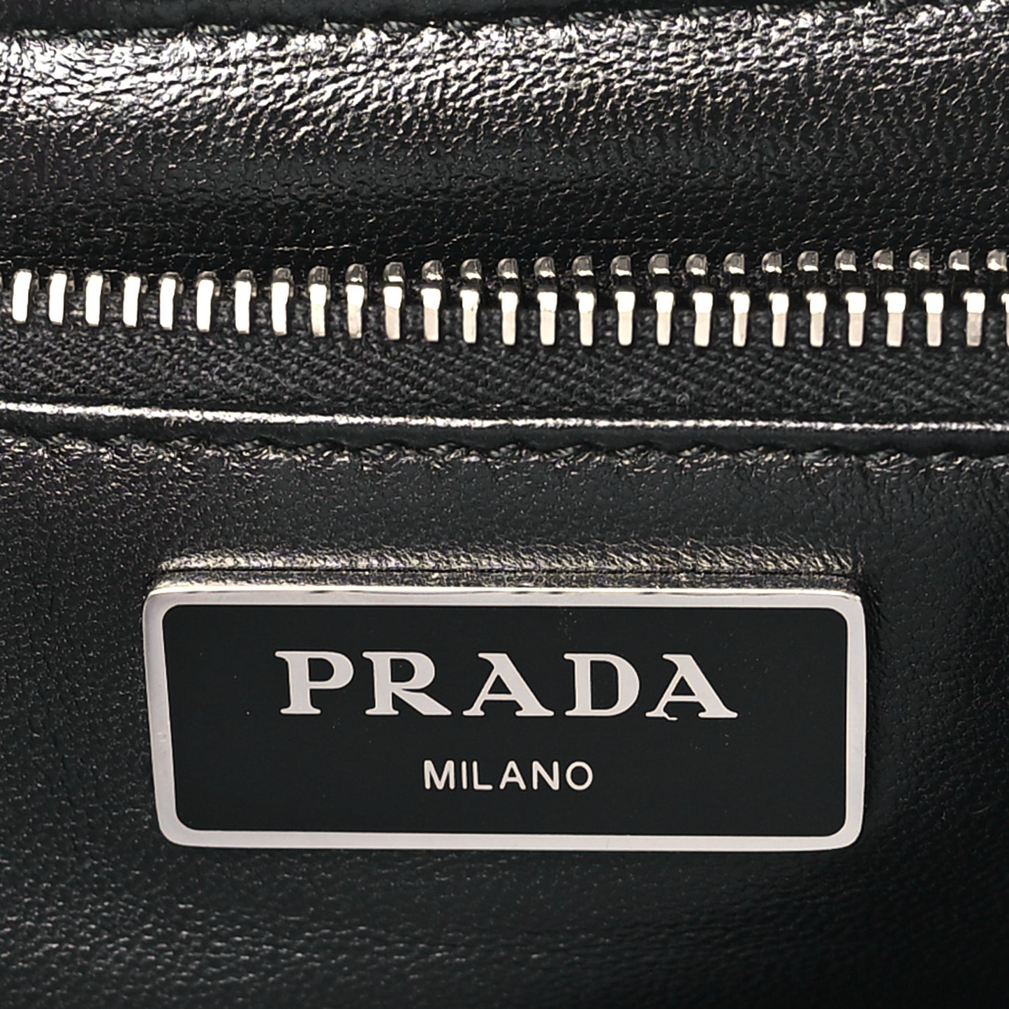 Nappa Double Pocket Buckle Shoulder Bag Black