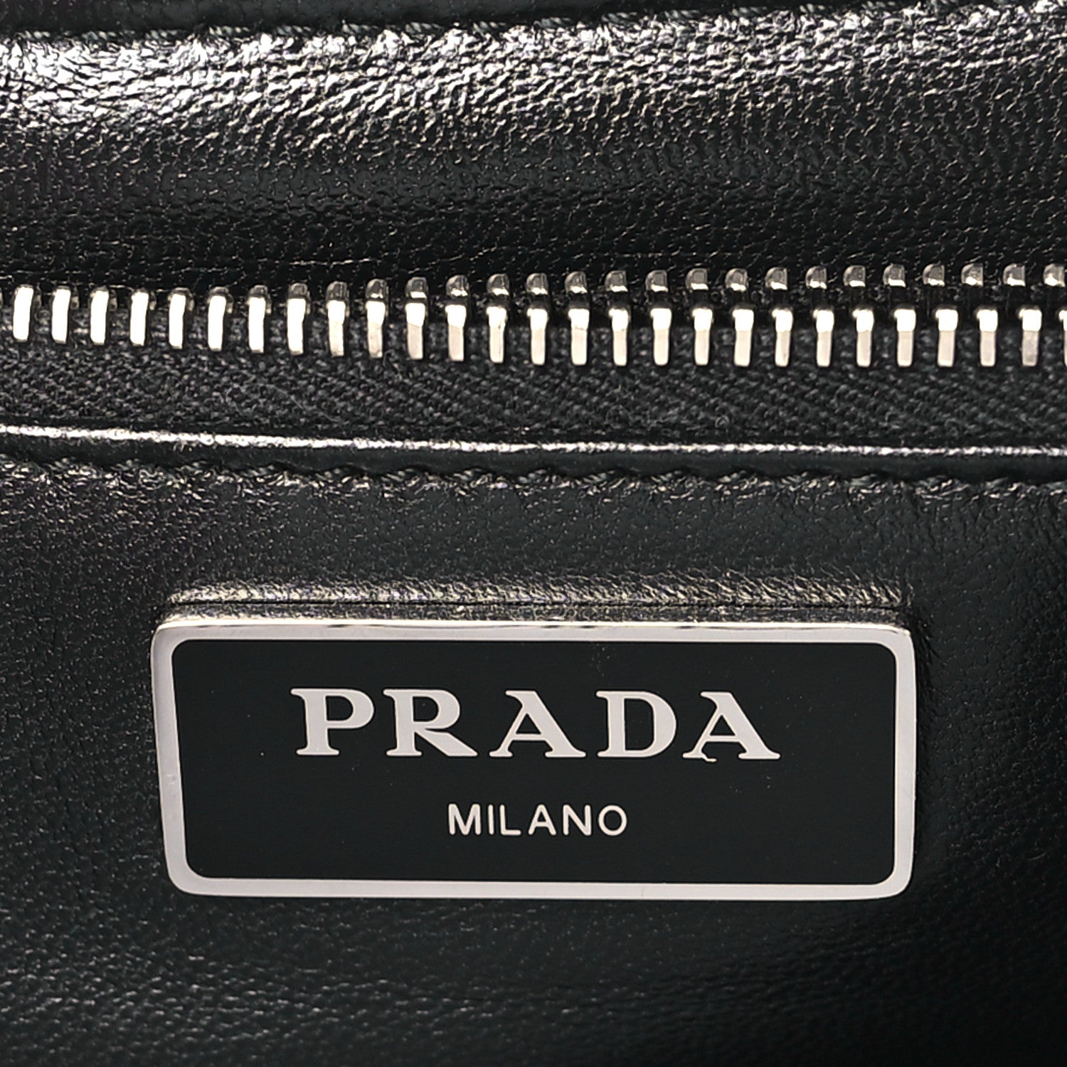Prada Nappa Double Pocket Buckle Shoulder Bag Black 6 of 8