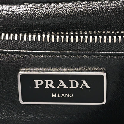 Prada Nappa Double Pocket Buckle Shoulder Bag Black 6 of 8