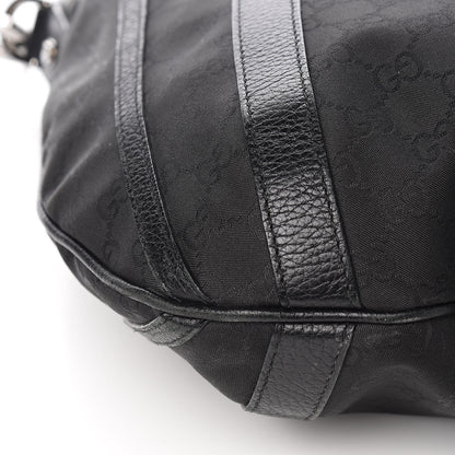 Gucci Nylon Monogram Medium Abbey Convertible Tote Black 8 of 10