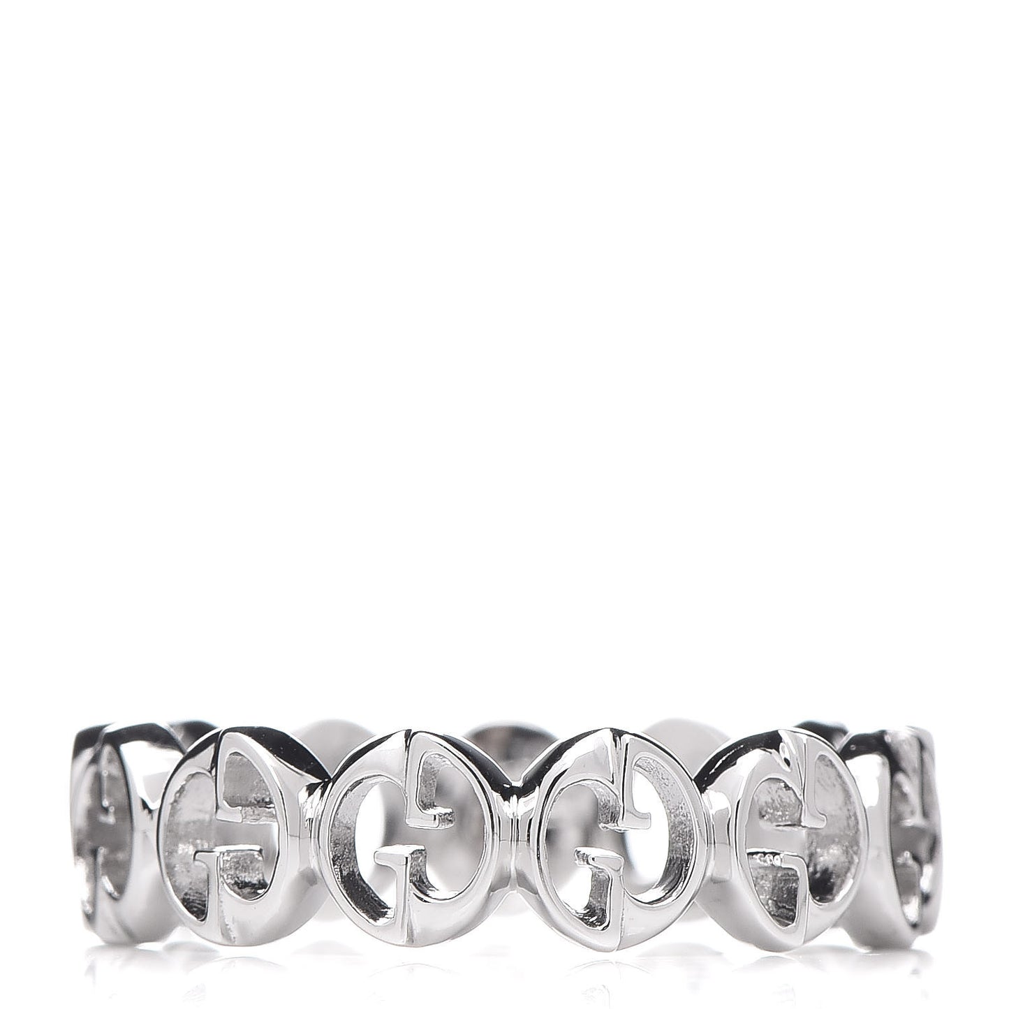18K White Gold 5mm 1973 Band Ring 51 5.75