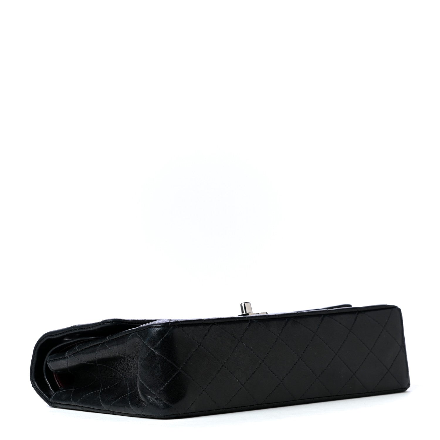 Chanel Lambskin Quilted Medium Double Flap Black 3 of 5