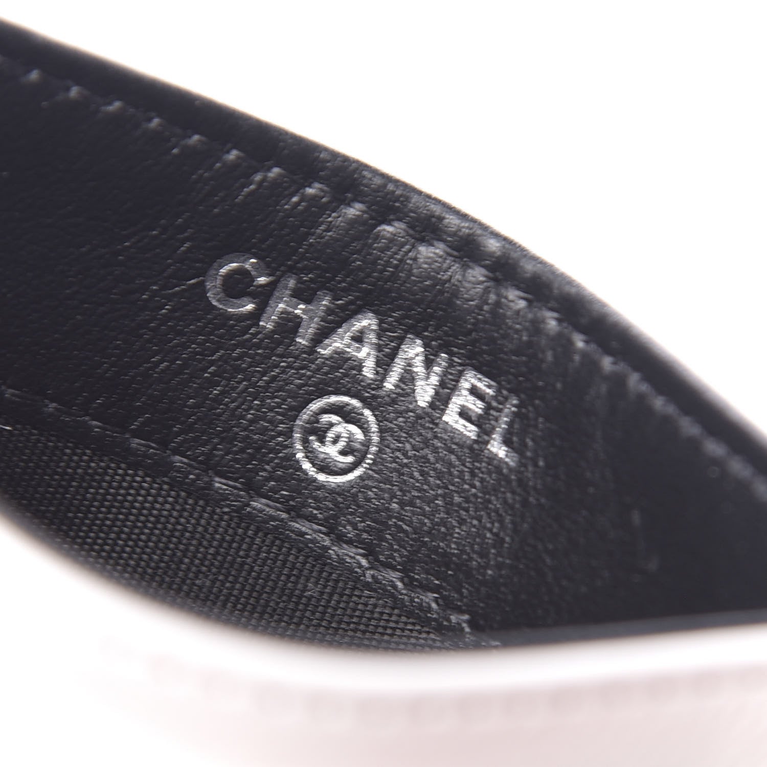 Chanel Caviar Quilted My Everything Card Holder White Black 6 of 9