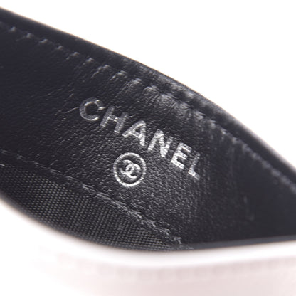 Chanel Caviar Quilted My Everything Card Holder White Black 6 of 9