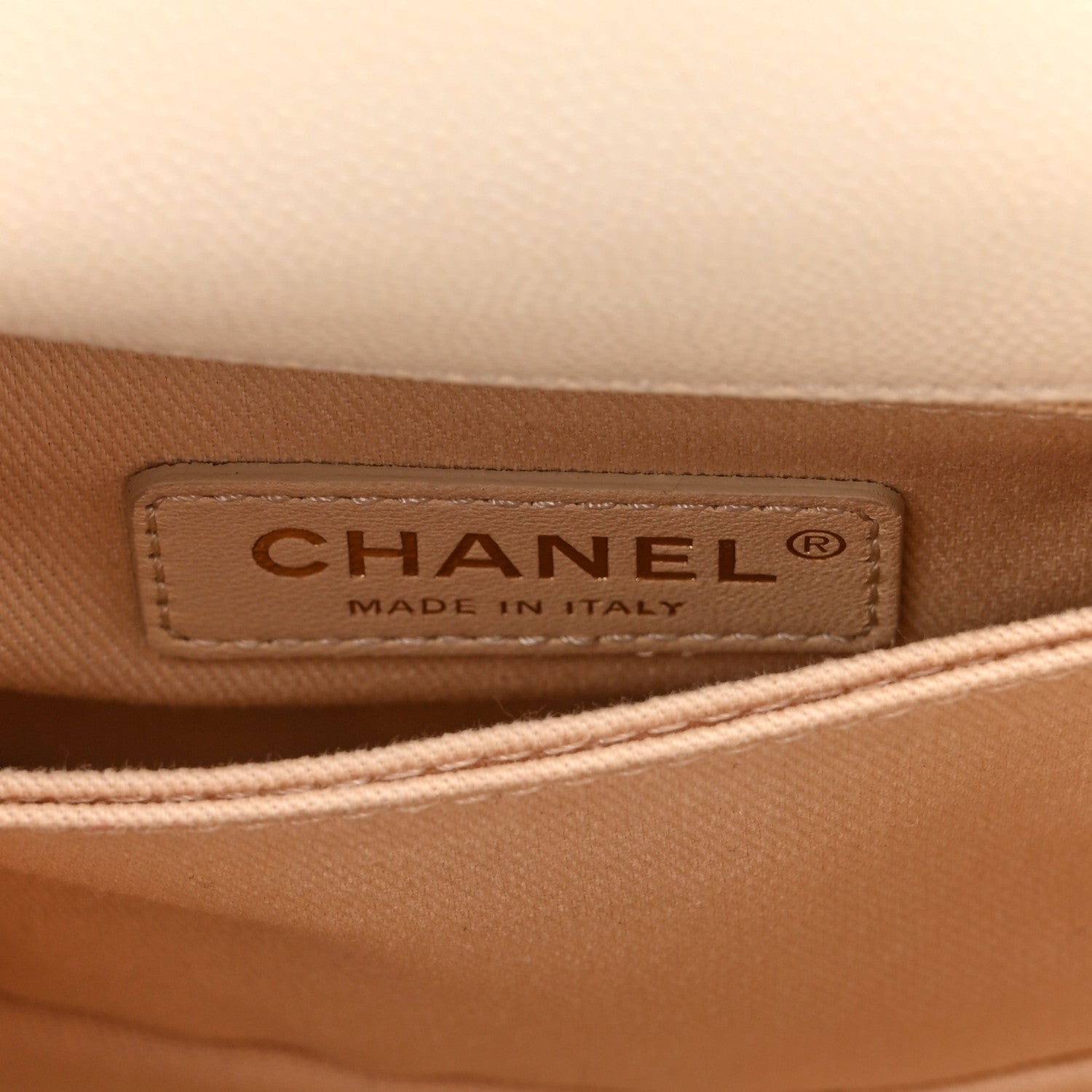 Chanel Caviar Quilted Mini Coco Handle Flap Beige 5 of 10