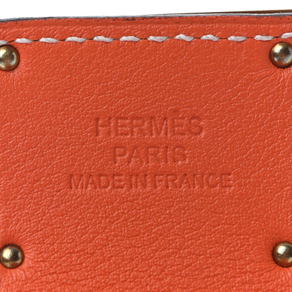 Hermes Swift Kelly Dog Bracelet T2 Rose D'Ete Orange 4 of 6