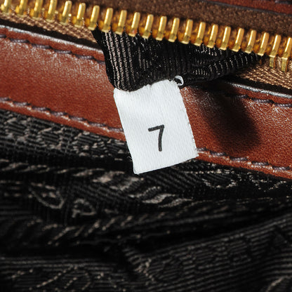 Prada Calf Hair Giraffe Print Tote Sabbia Moro 13 of 16
