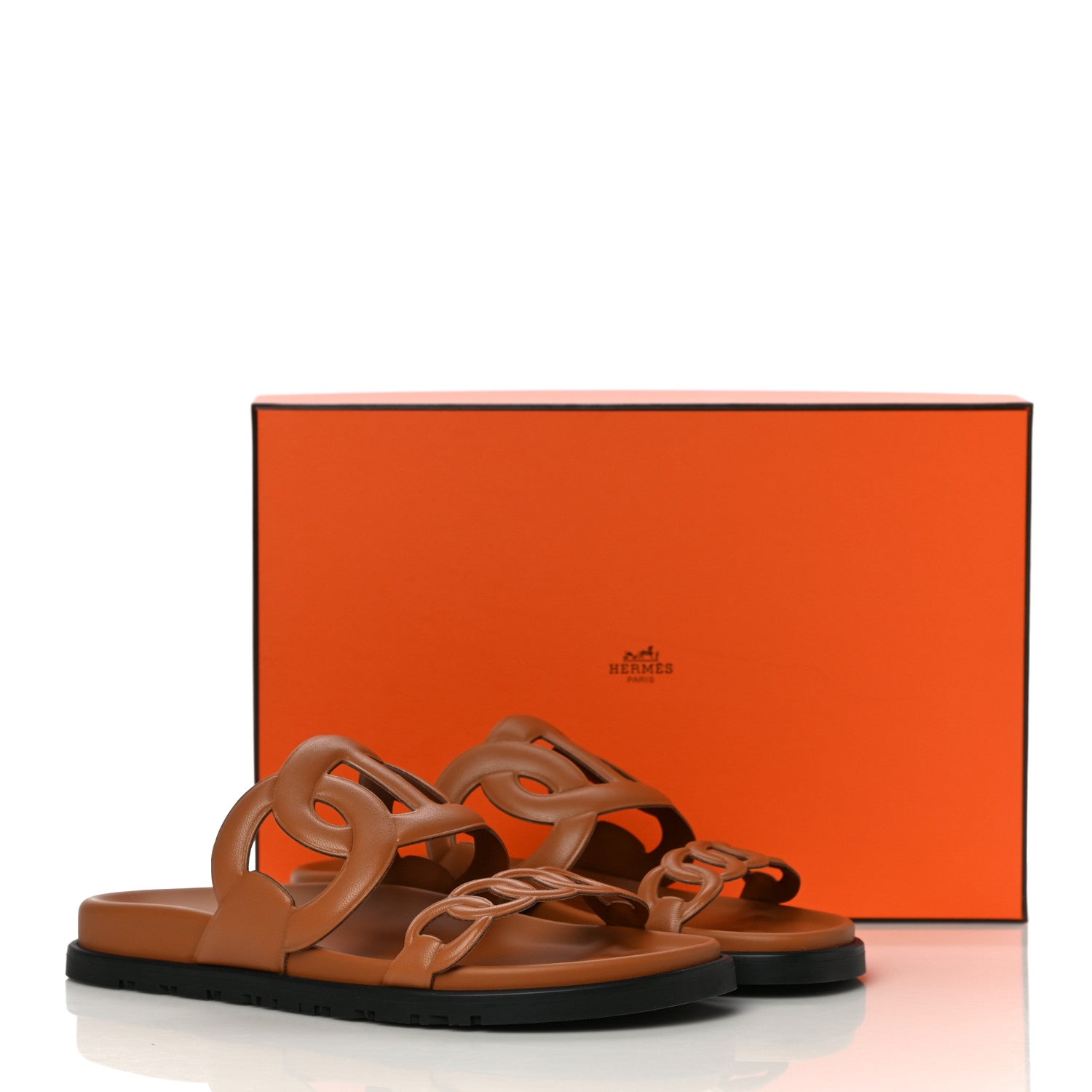 Hermes Nappa Extra Sandals 38 Naturel 13 of 13